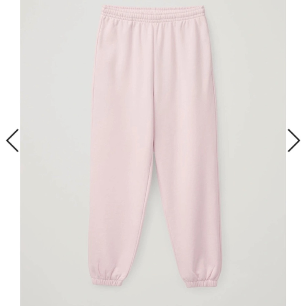 COS pink jogger sweatpants